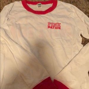 Victoria secret long sleeve pink nation